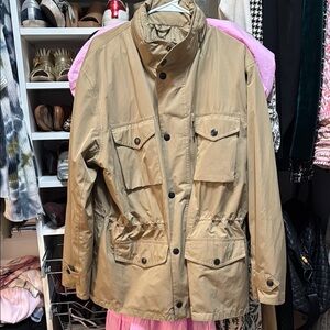 Barbour tan men’s raincoat